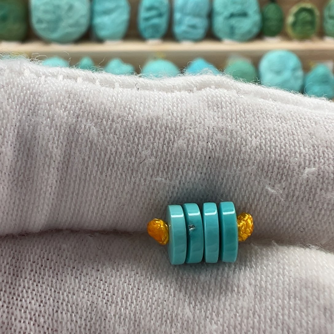 未镶嵌绿松石隔片6mm