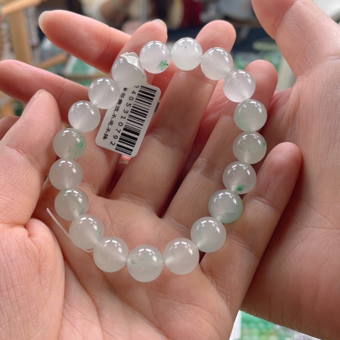 石英质玉手链未镶嵌小**艺