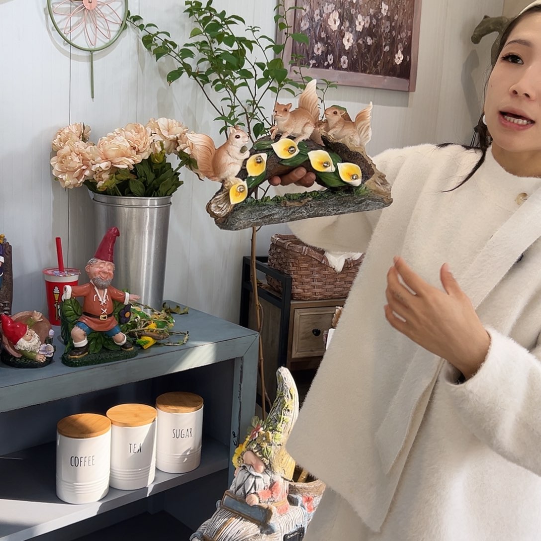 花园摆件红红火火