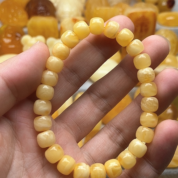 未镶嵌颈饰琥珀琥珀蜜蜡手串