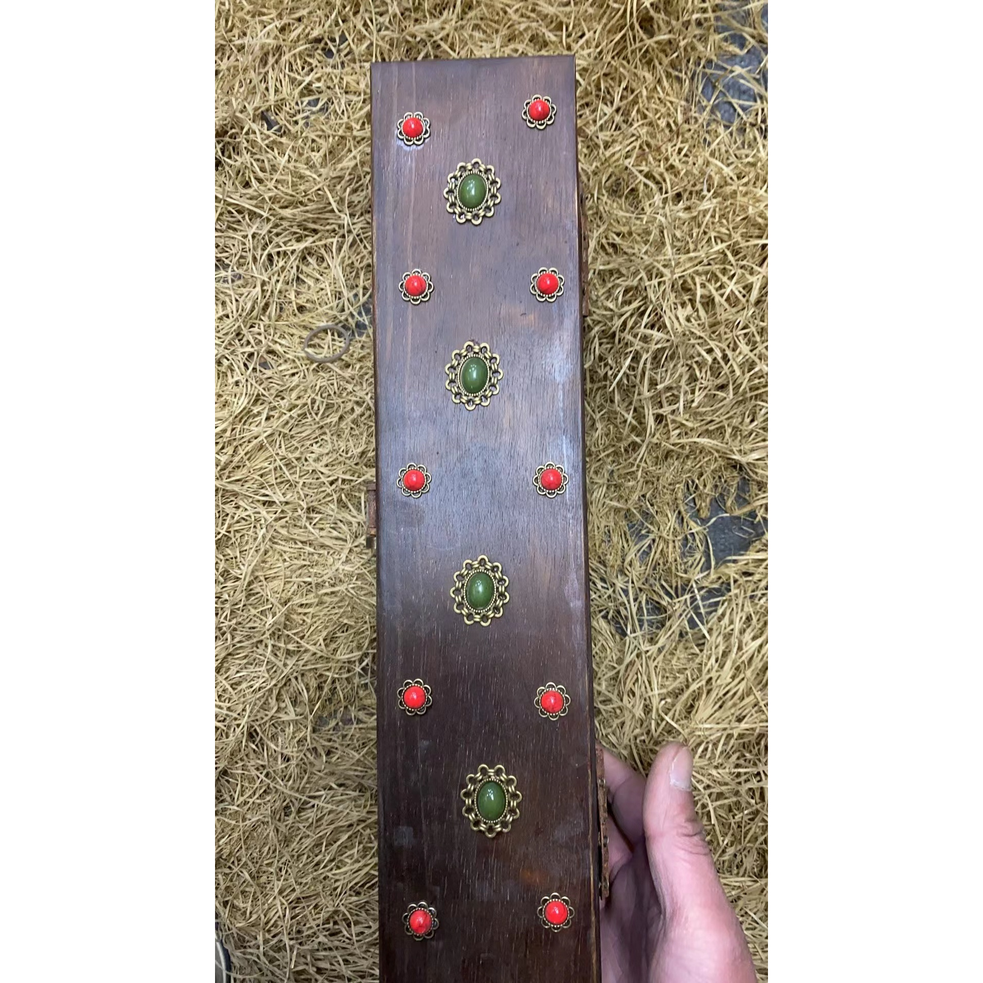 木盒锁盒摆件（金三甄选）