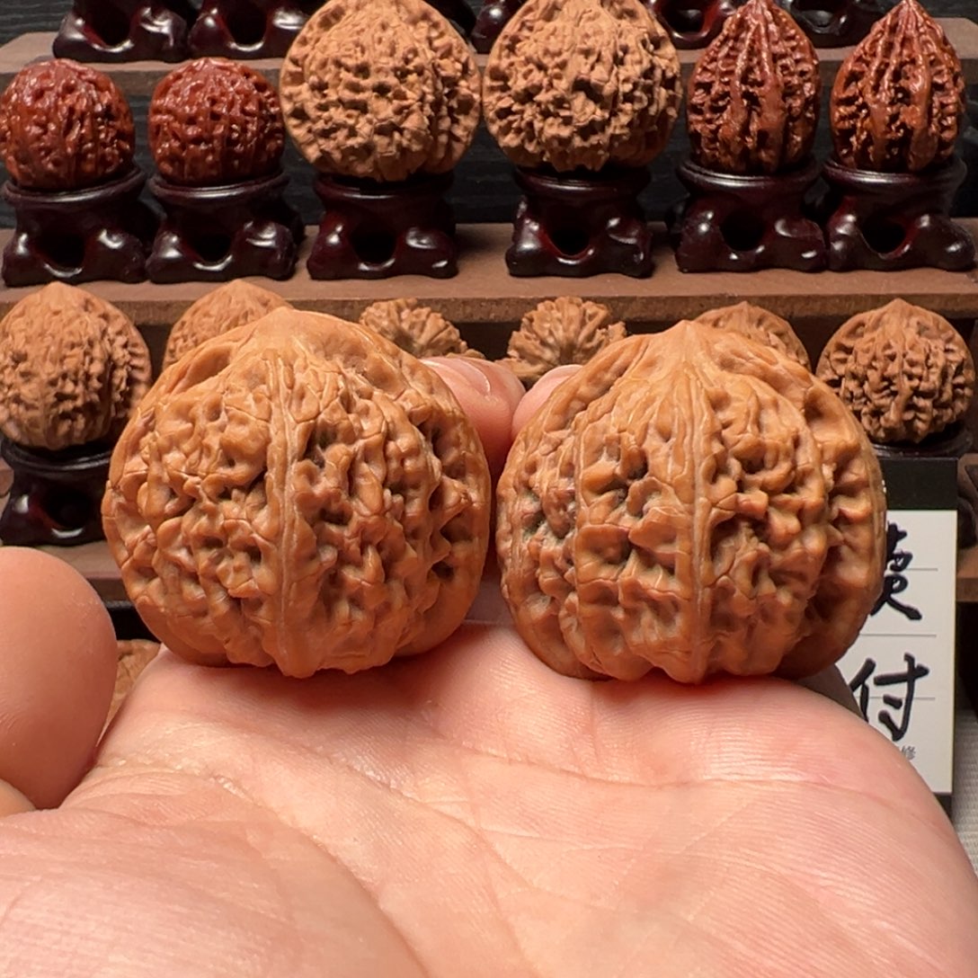 文玩核桃把件41望月