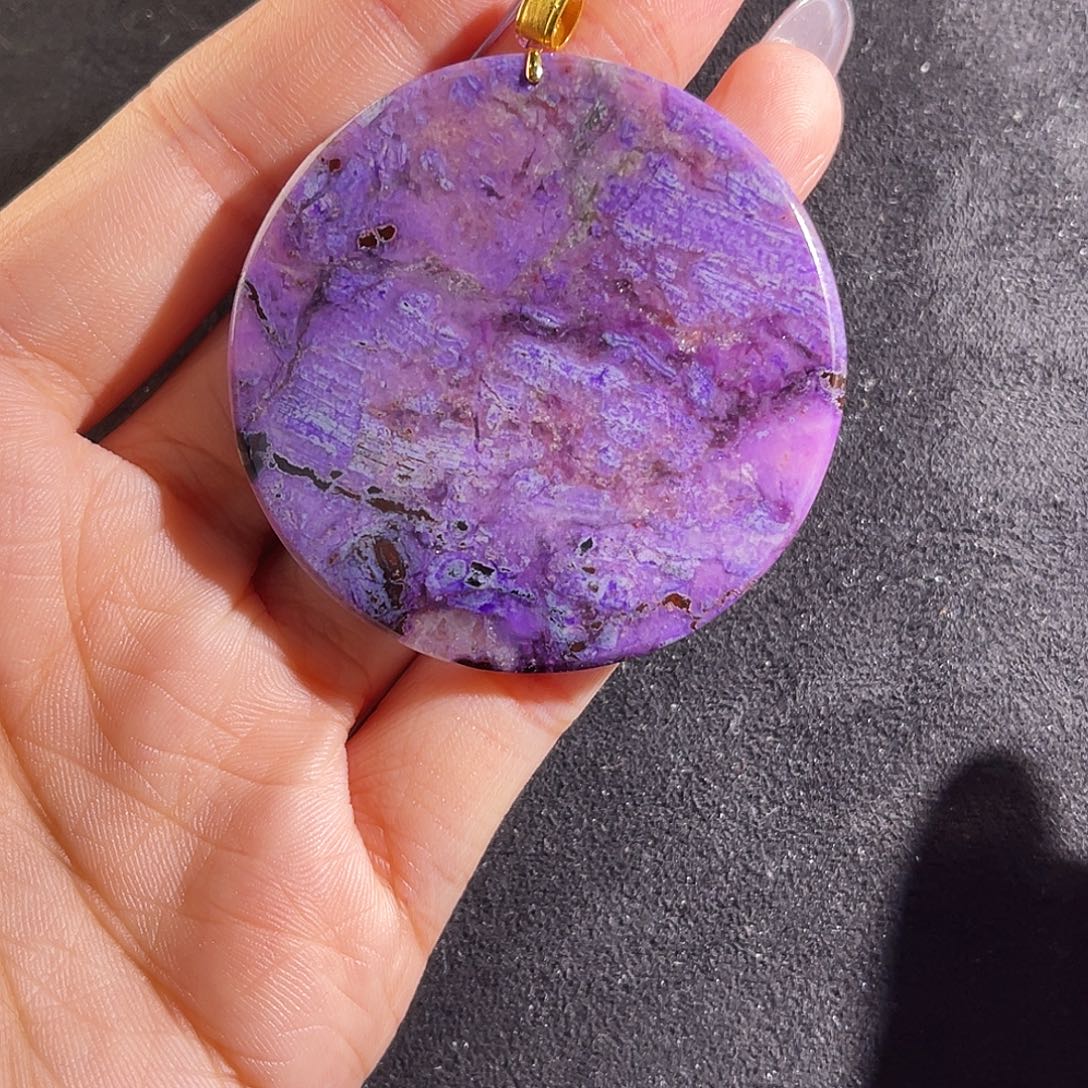 苏纪石（舒俱来）未镶嵌南非老矿料手链k金