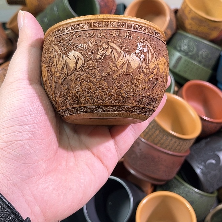 茶杯紫砂全手工紫砂主人杯