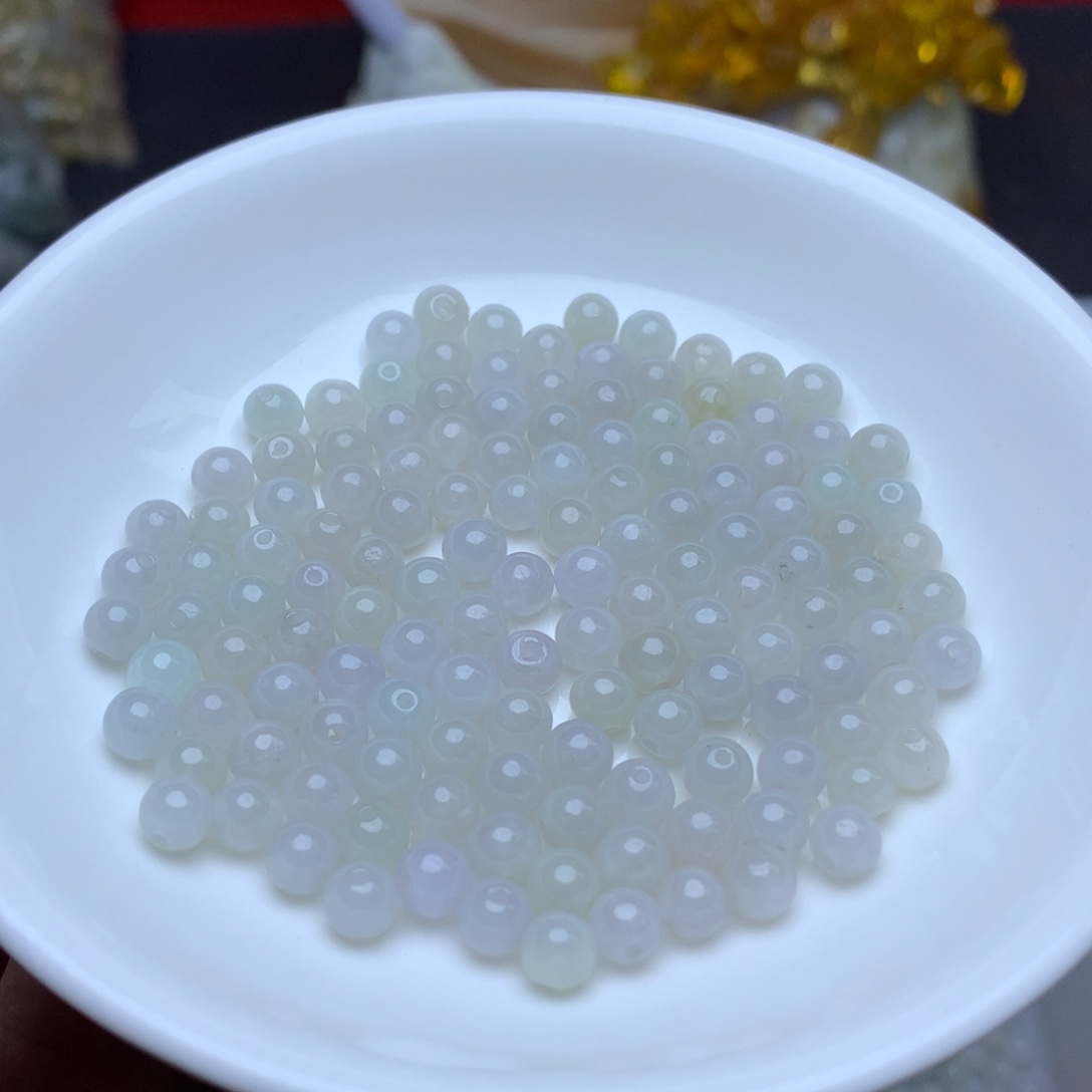 【闪购商品】翡翠手链未镶嵌卡5.4淡紫绿50个