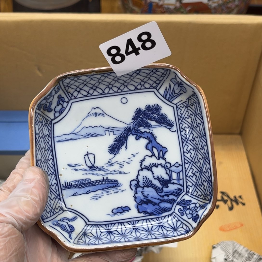 瓷片摆件工艺品摆件666