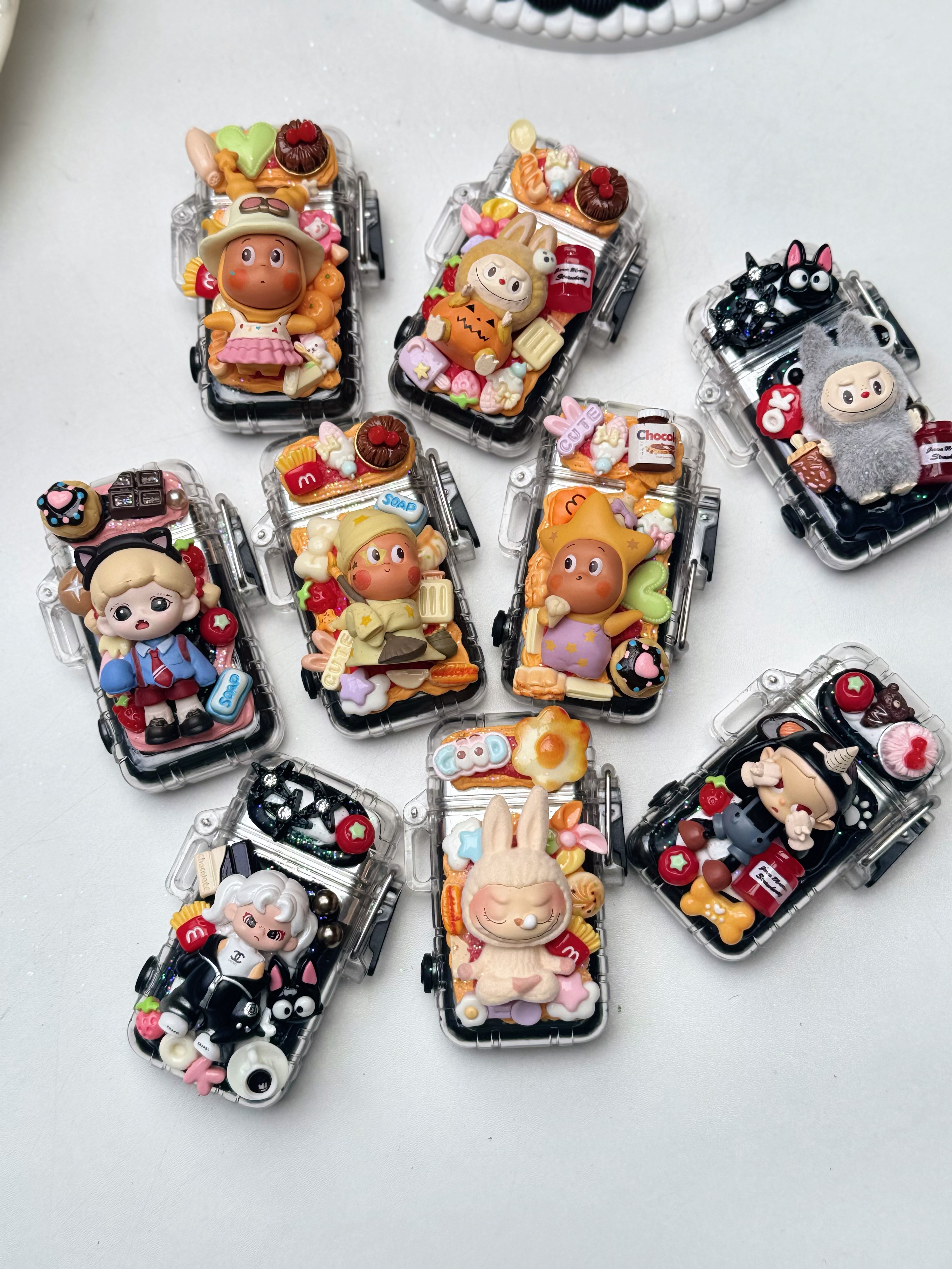 【明款】挖掘叽潮玩手工奶油胶萌粒点烟器打火机