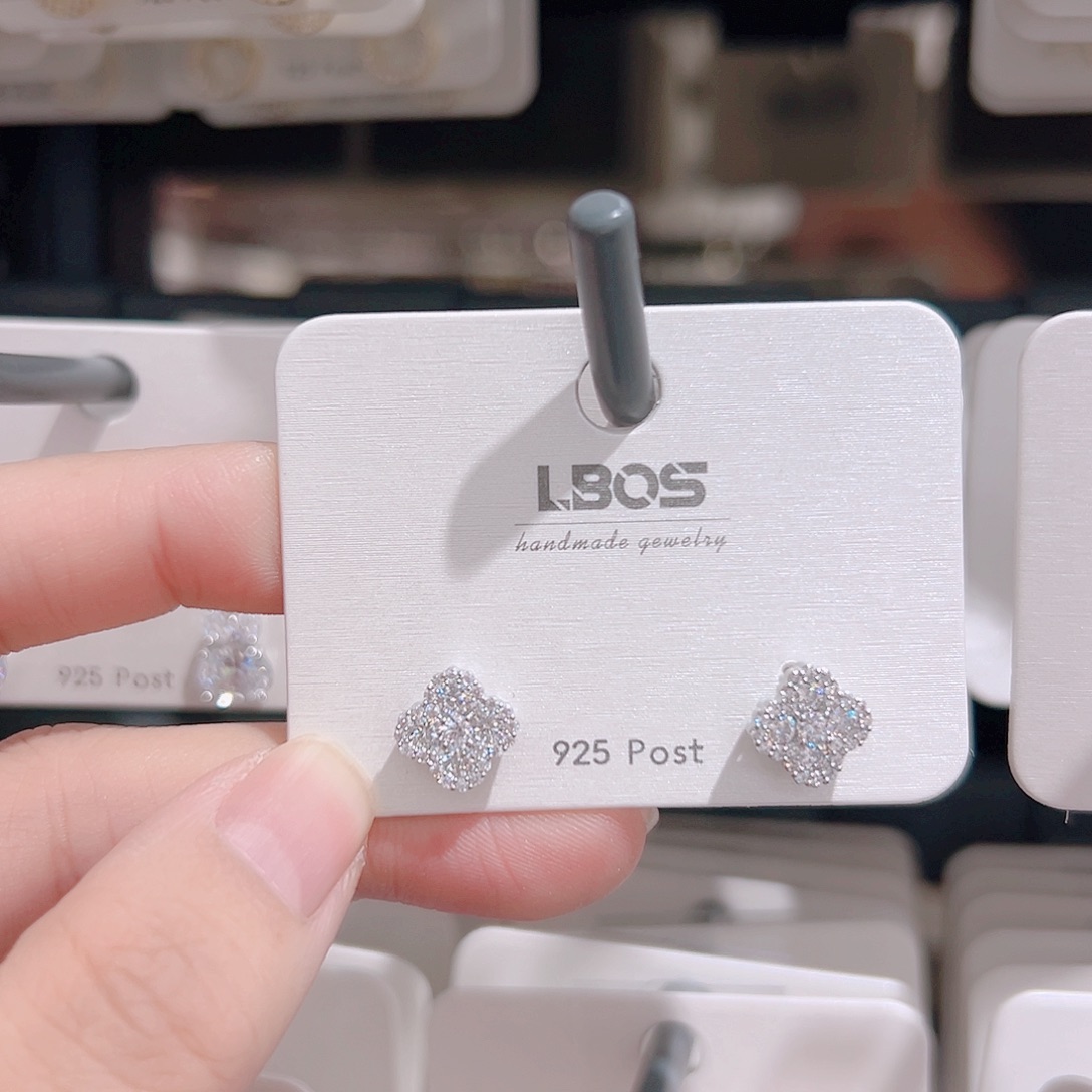 琉璃纯铜合金耳环的