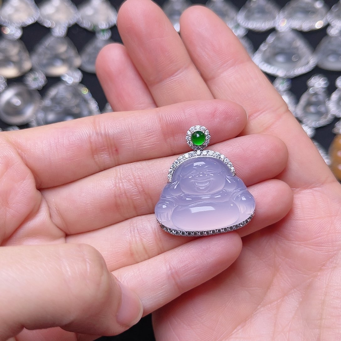 玛瑙/玉髓颈饰银S925镶嵌