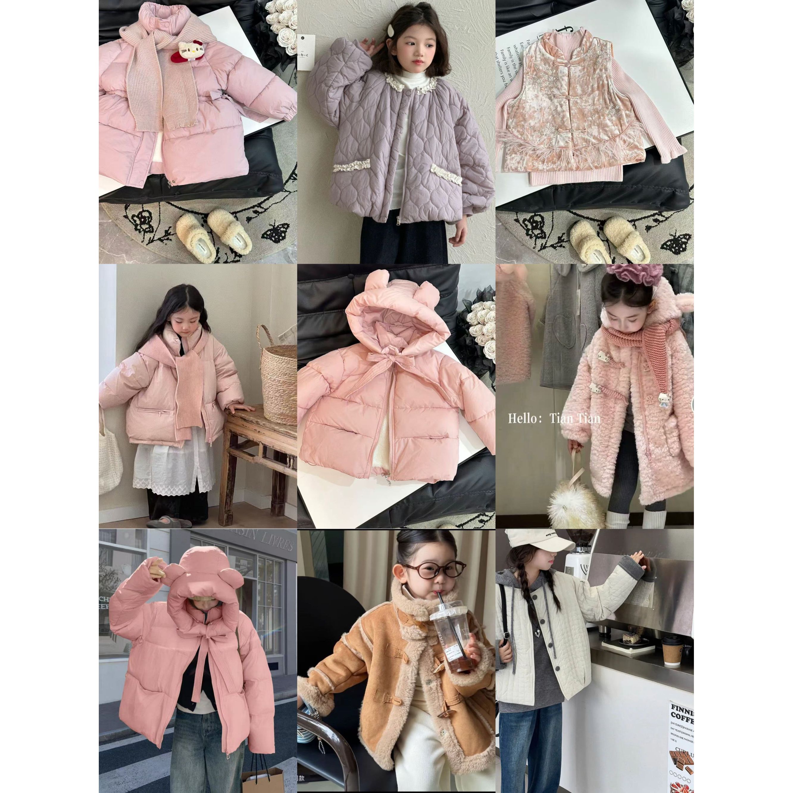 FF-HANBAN -新255-299韩版连衣裙系列百搭宽松汉服卡通汉元素女童