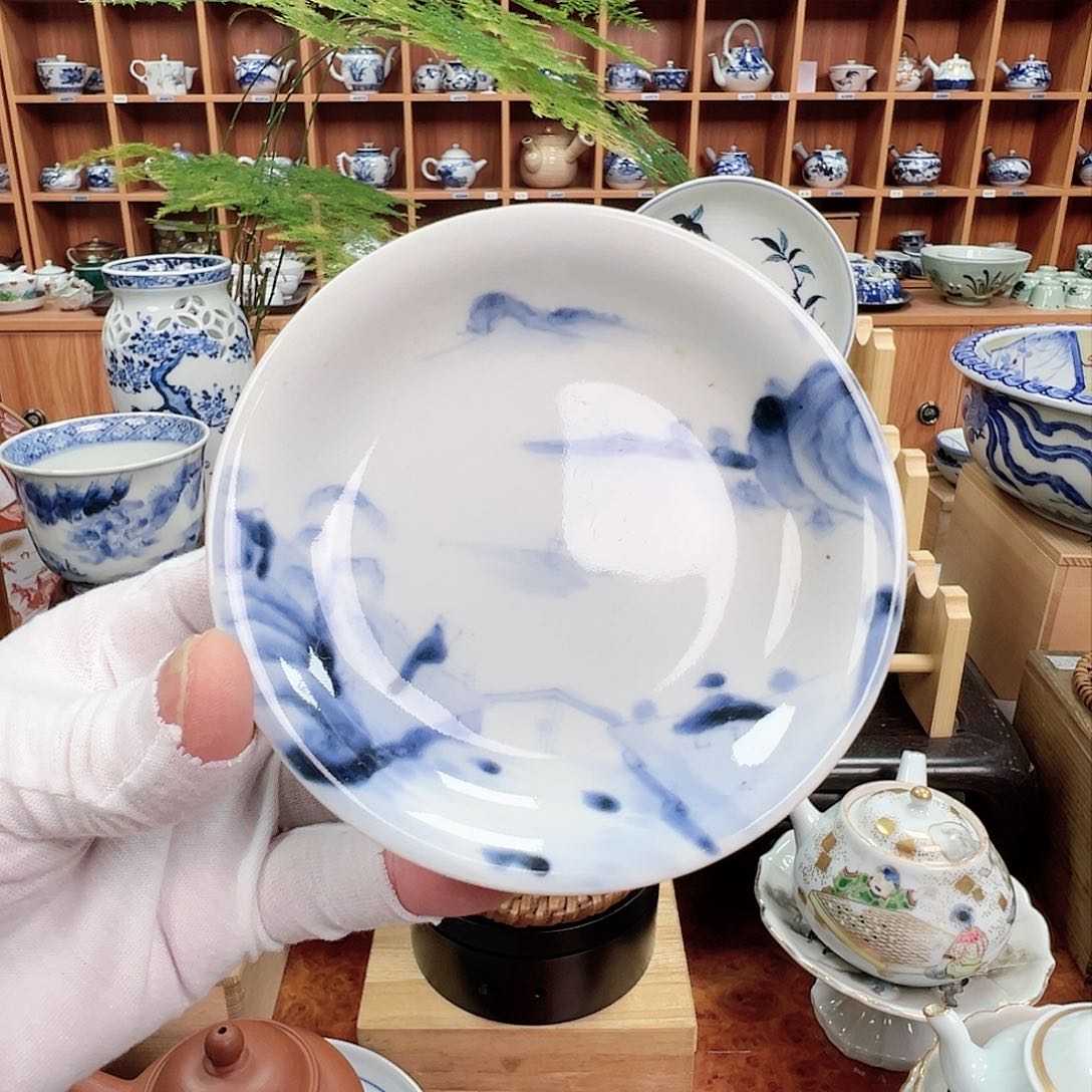 柴窑茶具茶杯茶壶盘子