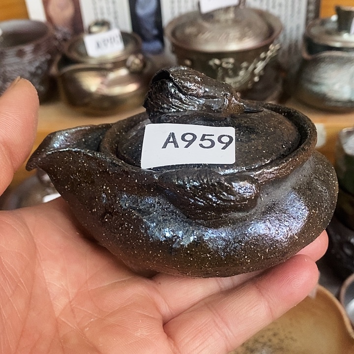 紫砂茶杯纯手工柴烧959