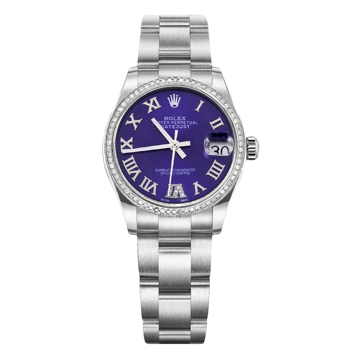 99新 Rolex/劳力士 【情人节专属】68240紫盘腕表/后钻/WHP030134