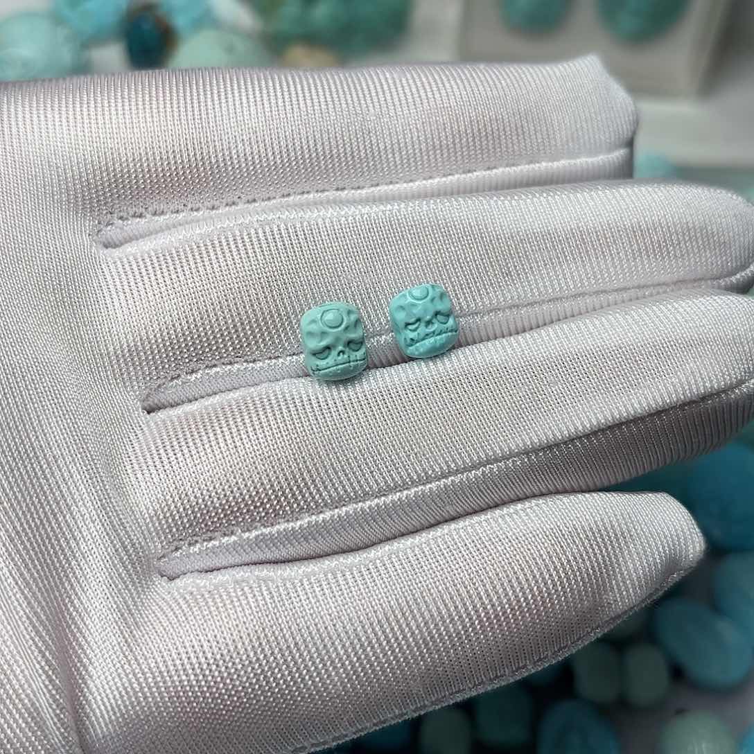 绿松石珠宝半成品未镶嵌