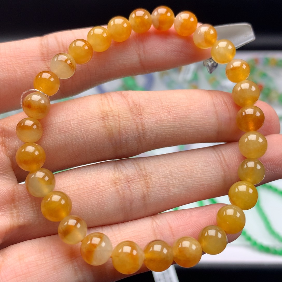 翡翠手链未镶嵌卡