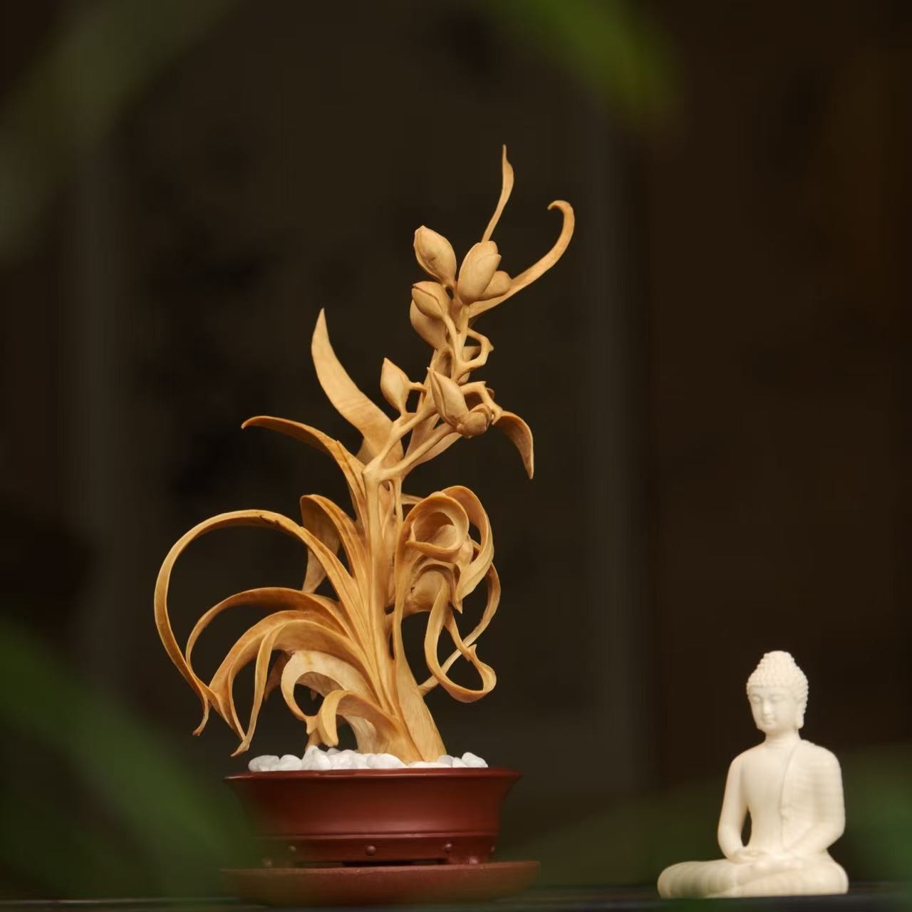 【案上兰影】黄杨木 摆件