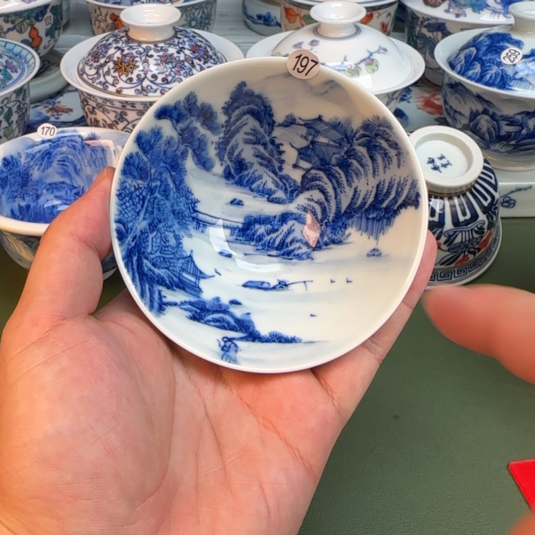 彦祖纯手工手绘茶具197