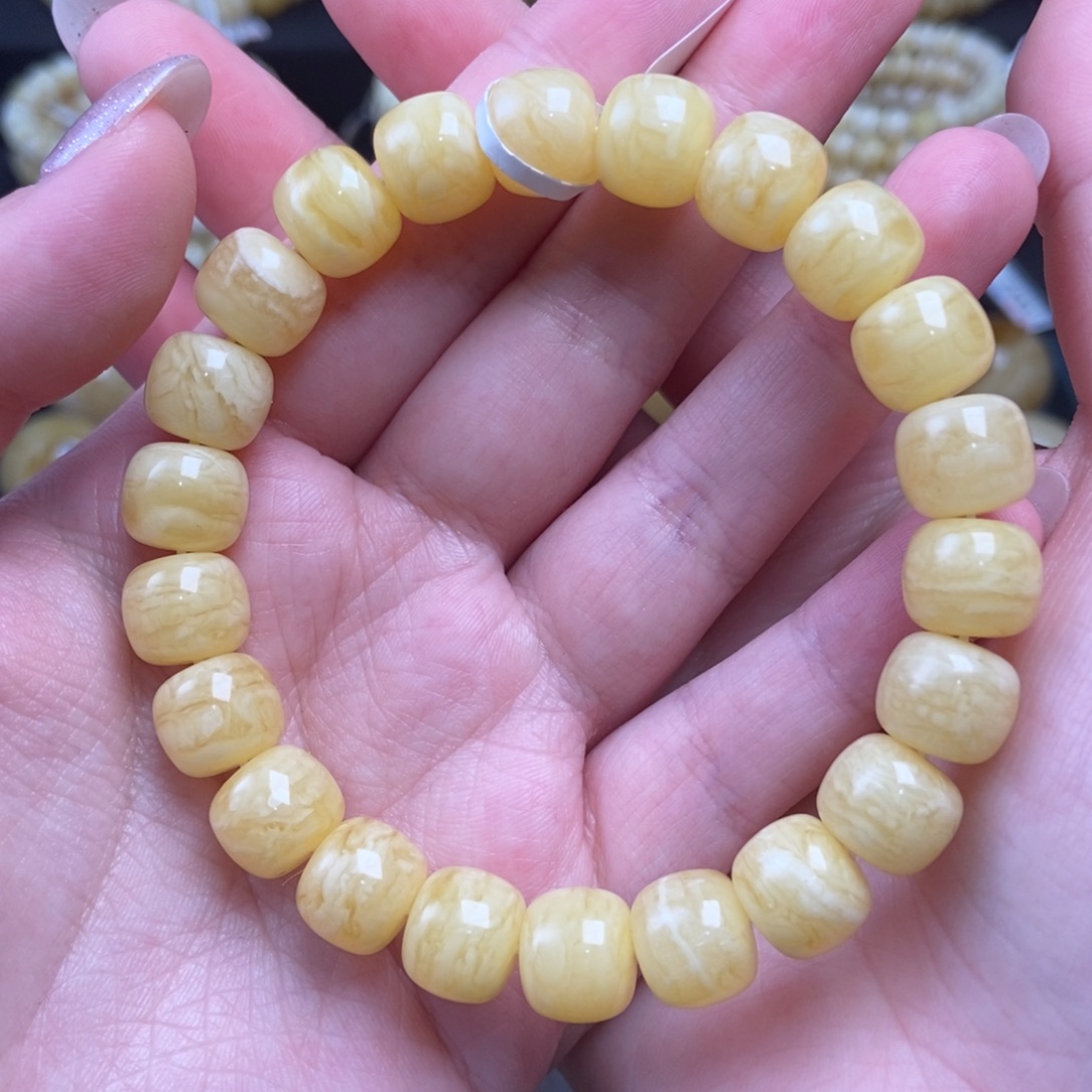 蜜蜡未镶嵌珠宝奇石卡10.7