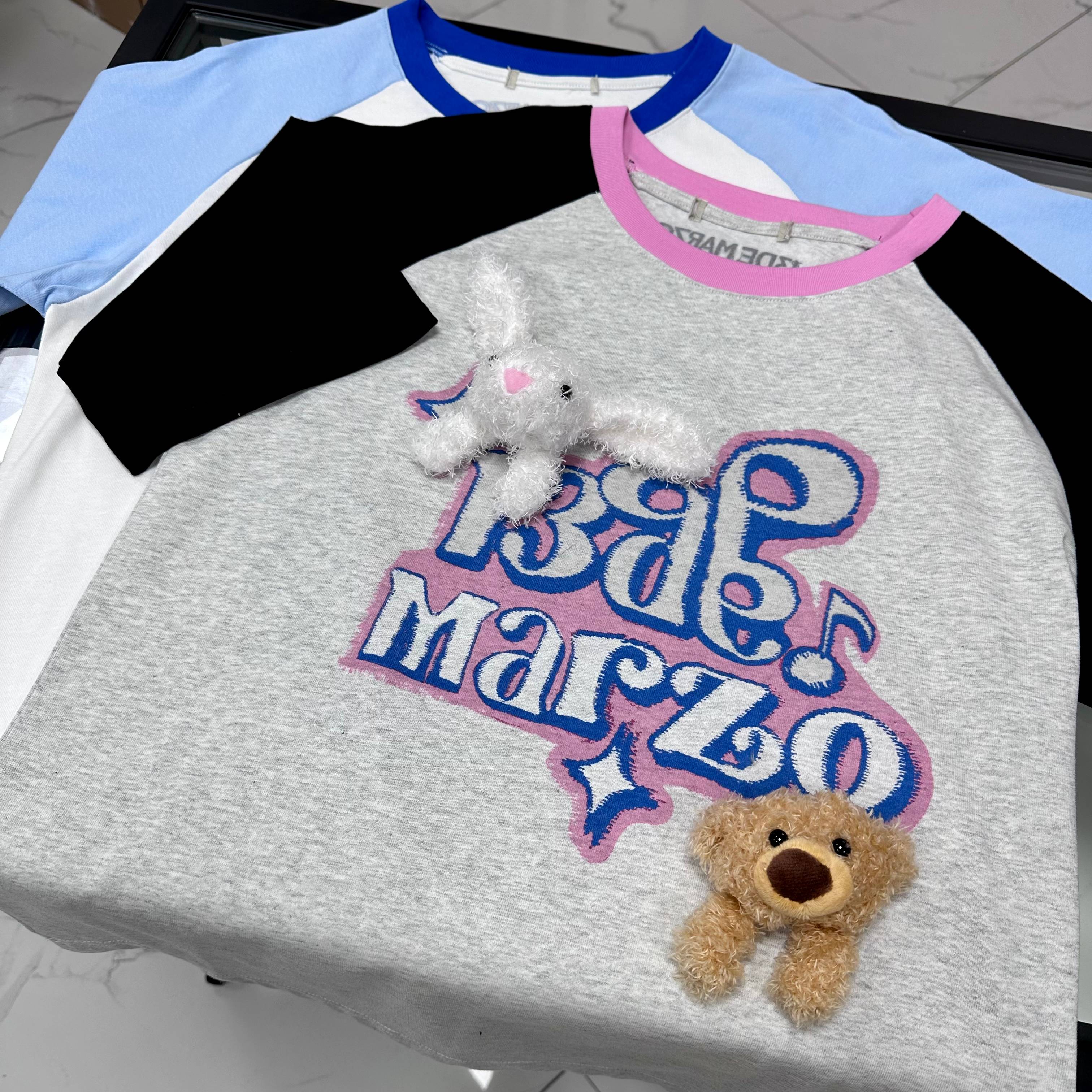 Fog（043）春夏新款立体设计感百搭圆领短袖T恤5N202DX25