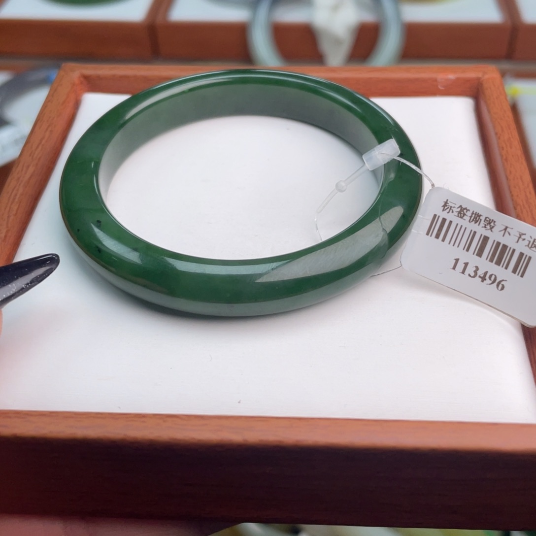 【闪购商品】未镶嵌手镯和田玉53.2