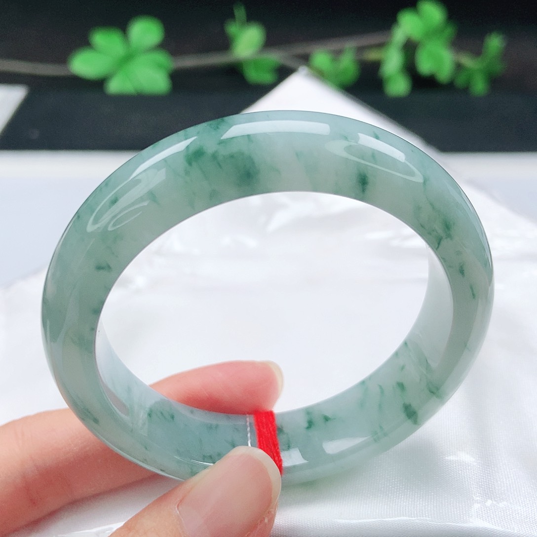 未镶嵌手镯翡翠52圈