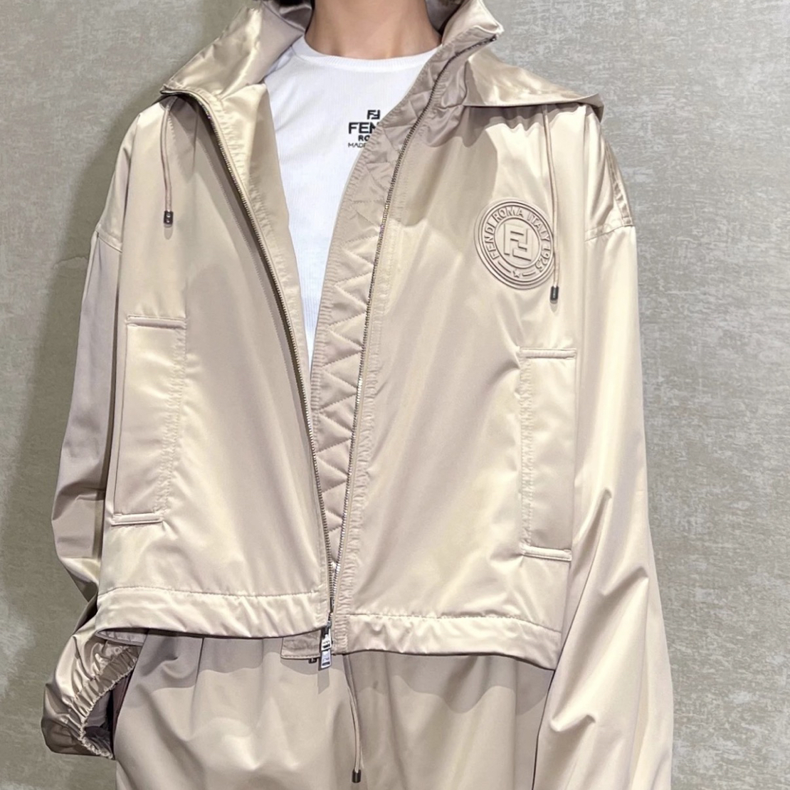 未使用 FENDI/芬迪 全新/fendi芬迪XS码连帽夹克/吊牌