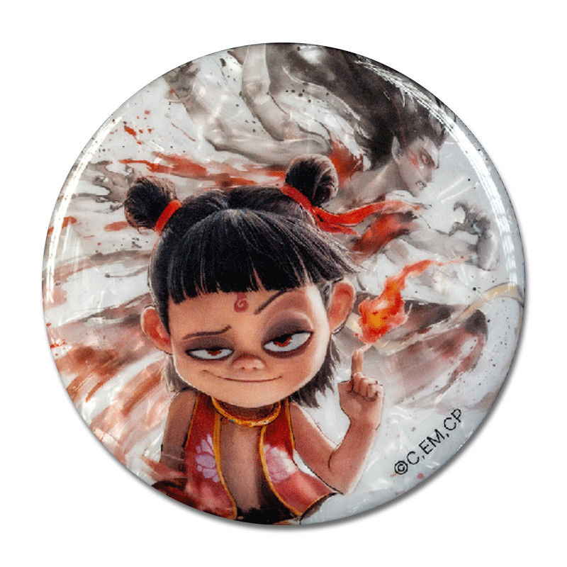 A18电影哪吒水墨角色徽章-哪吒0339