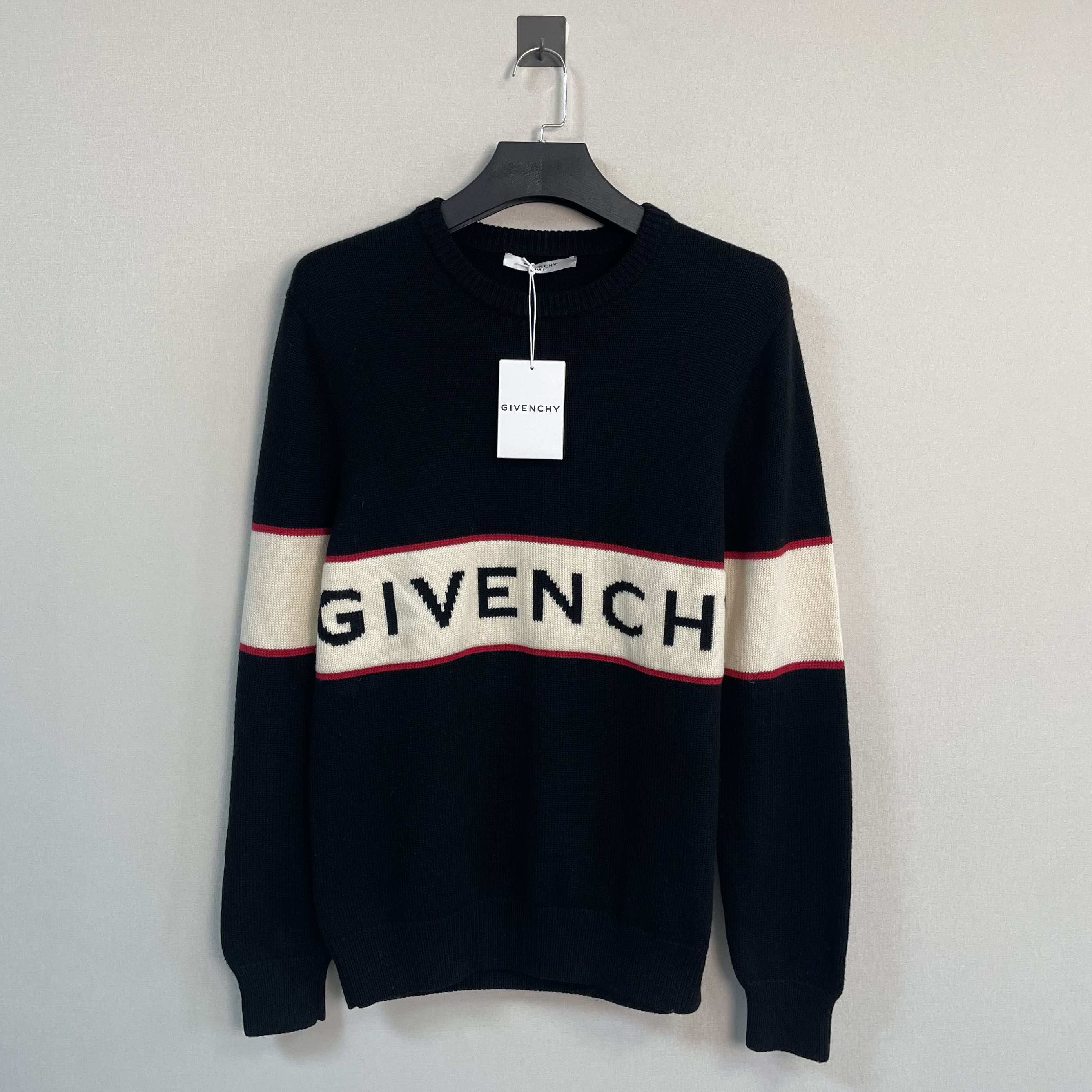 未使用 Givenchy/纪梵希 字母针织毛衣/S码/带吊/价6390