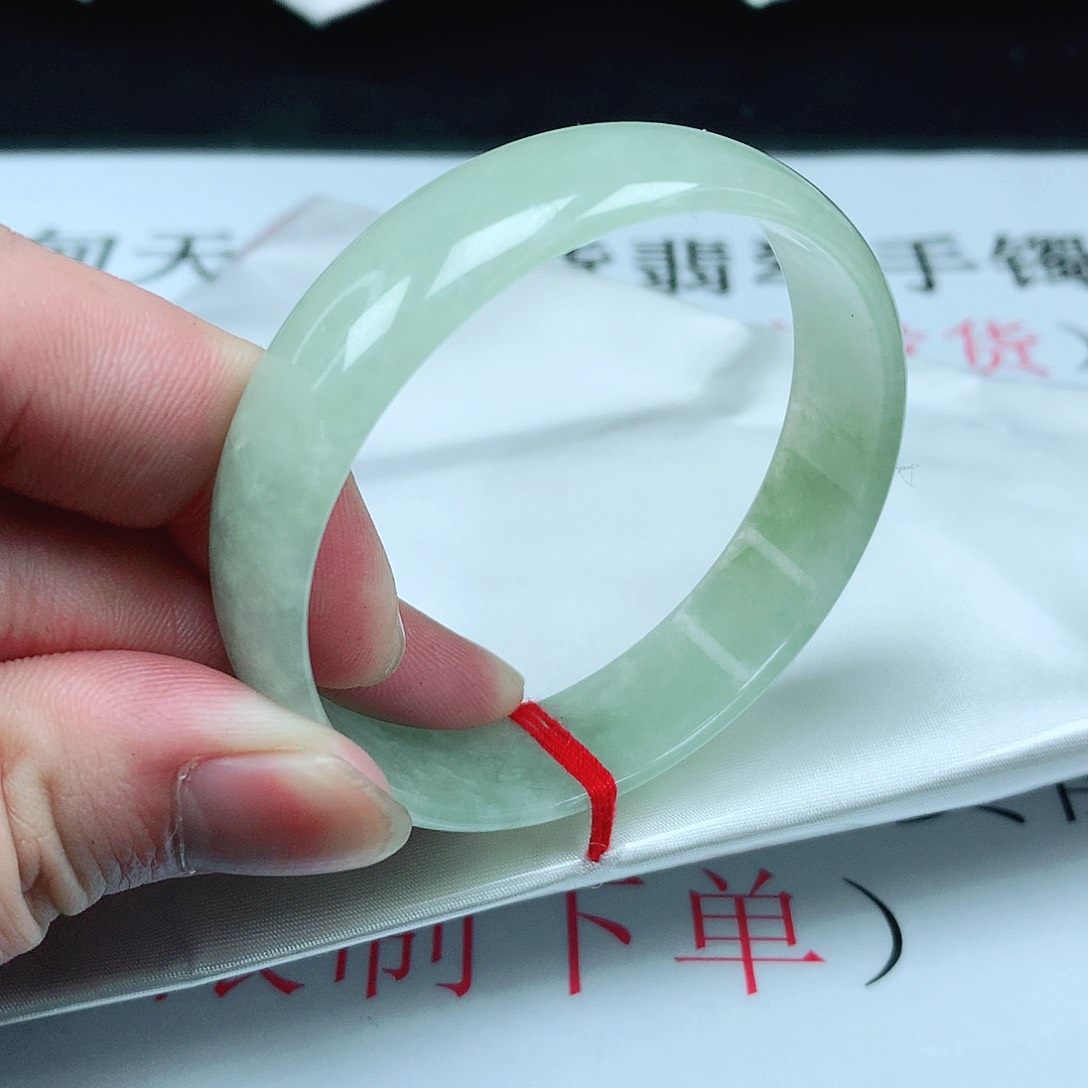 翡翠手镯未镶嵌圈53