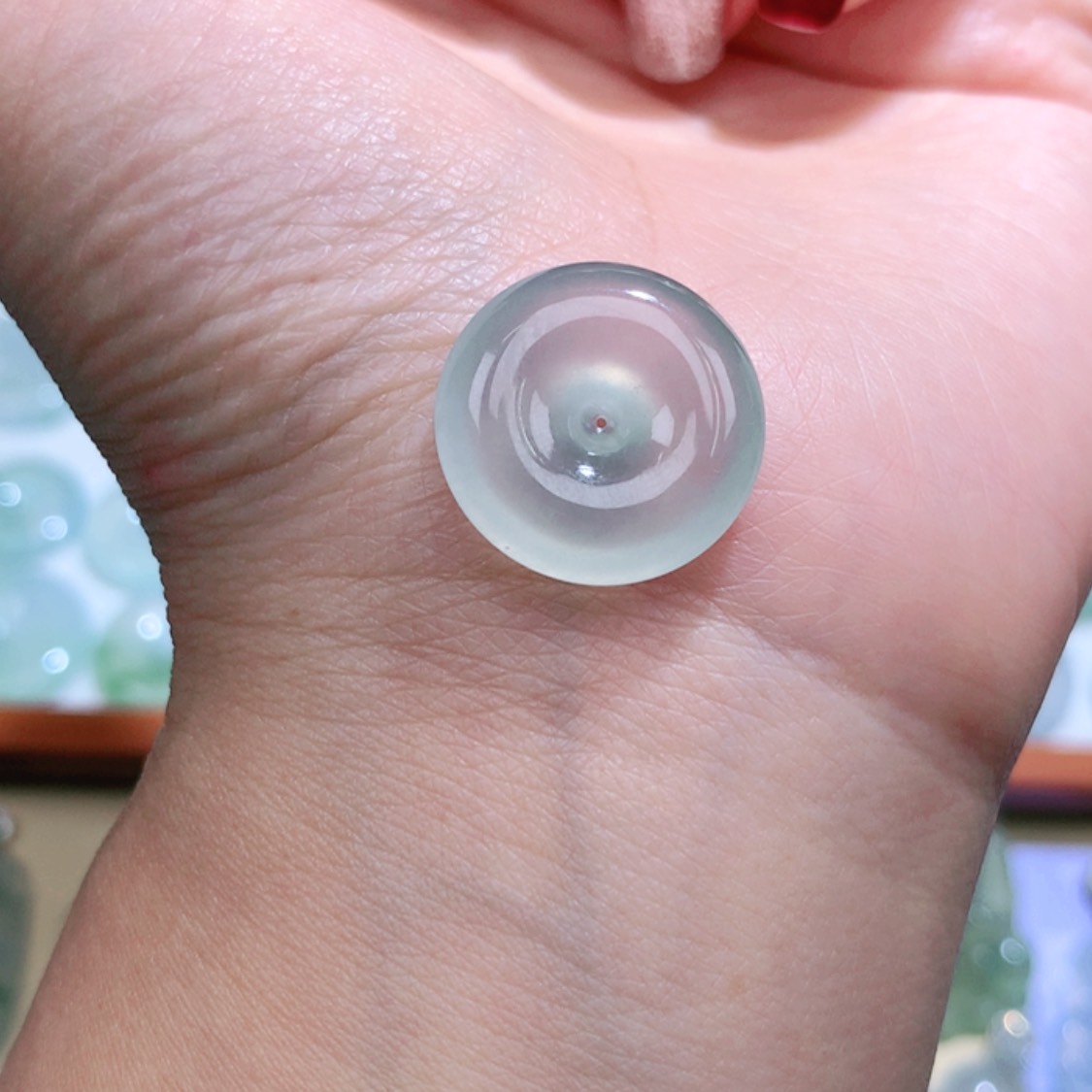 【闪购商品】翡翠颈饰未镶嵌平安扣