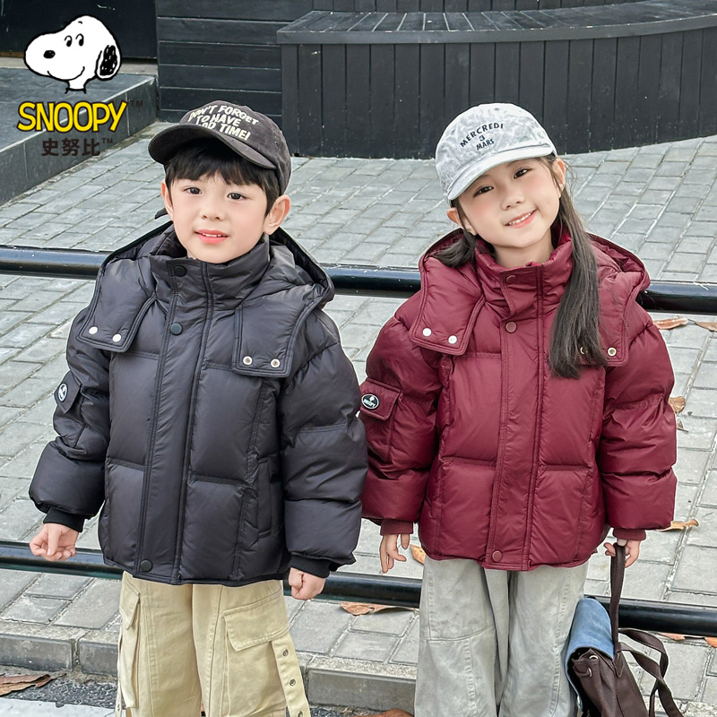【新国标90绒】史努比儿童羽绒服秋冬保暖外套【星哥专享】F1Y6050