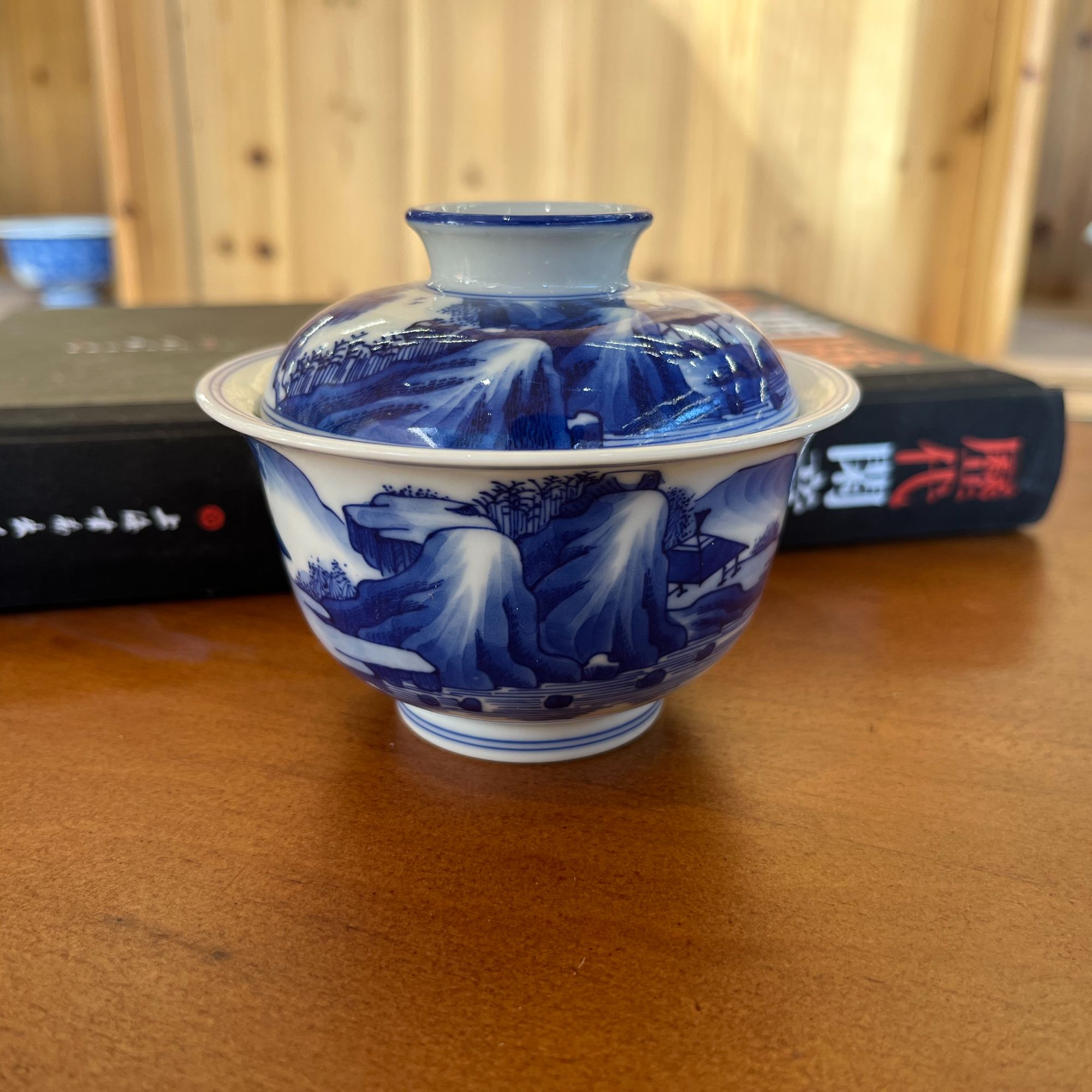 【詺兮清窑】非遗百匠 ·康熙山水盖碗