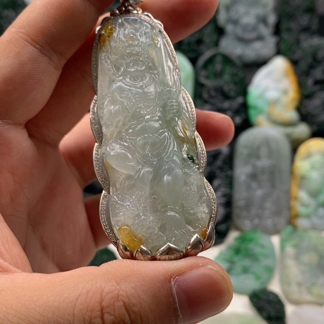 未镶嵌定制翡翠天然翡翠A货大黑天