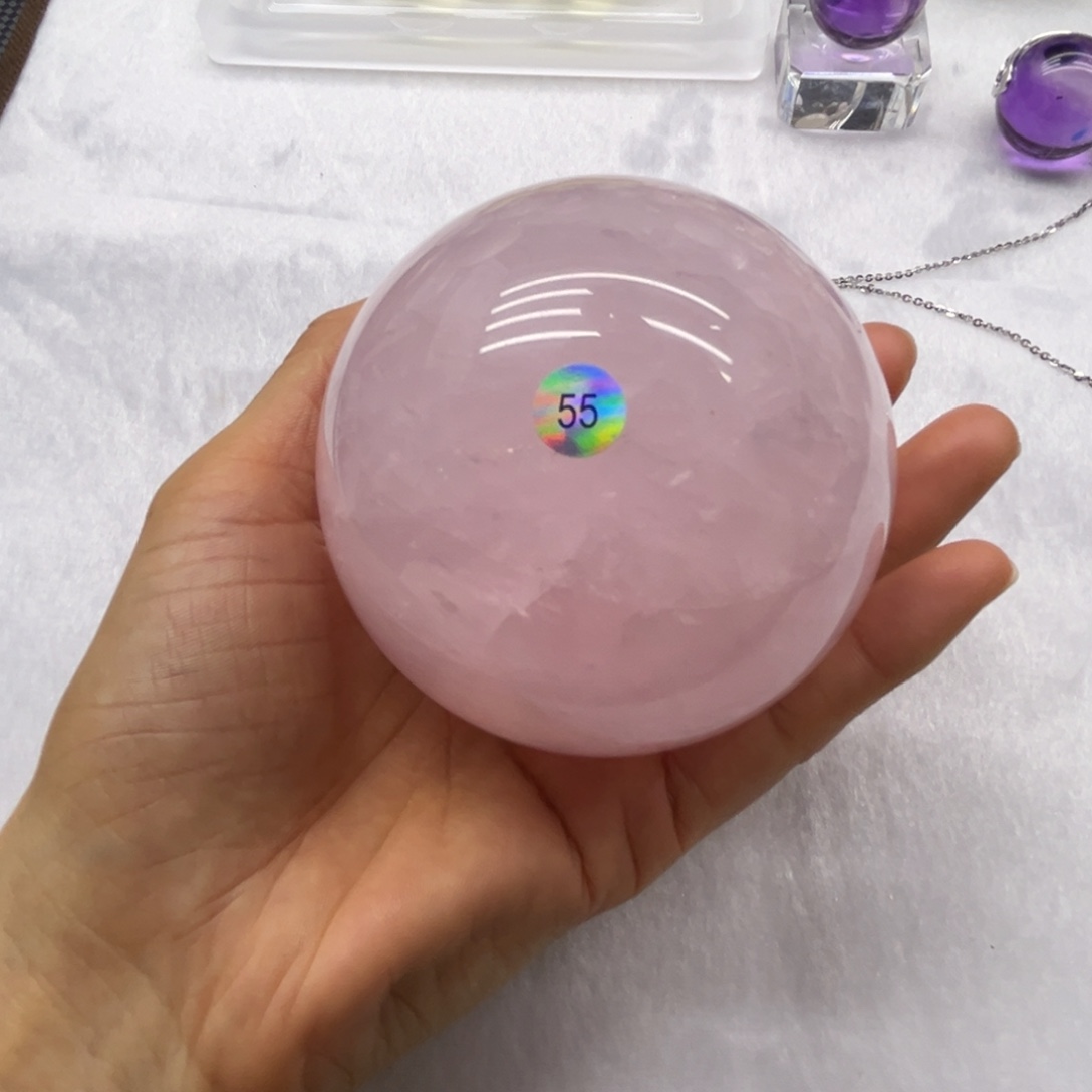 未镶嵌水晶珠宝半成品8.0公分