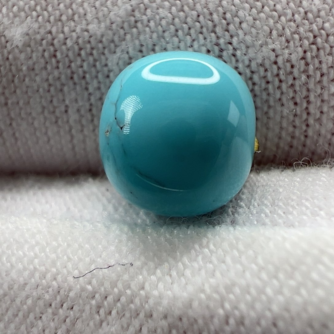 绿松石未镶嵌老型珠7.8