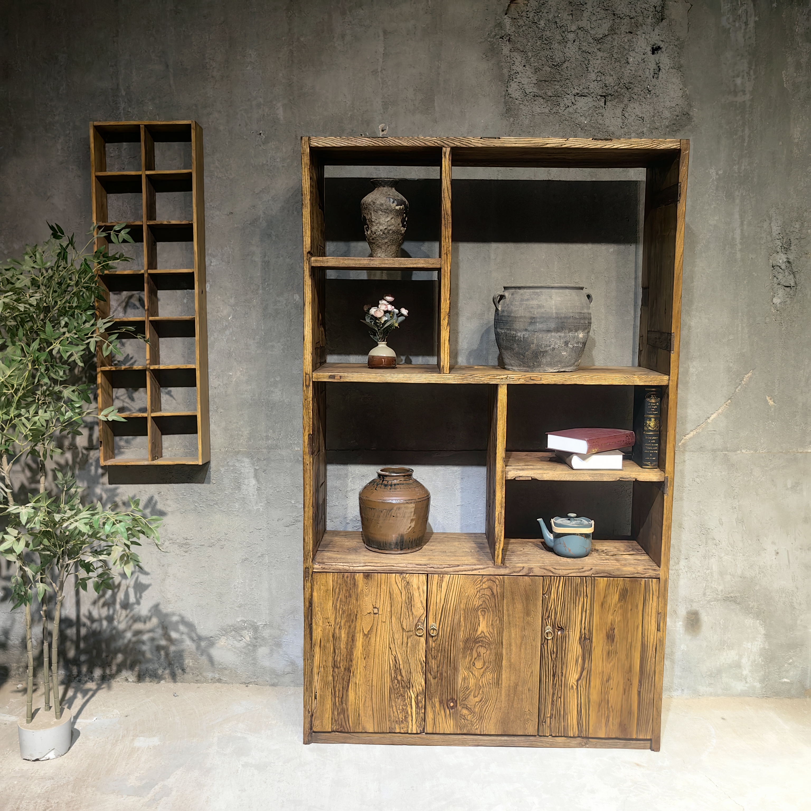 置物储藏架复古怀旧复古陈列架多宝阁