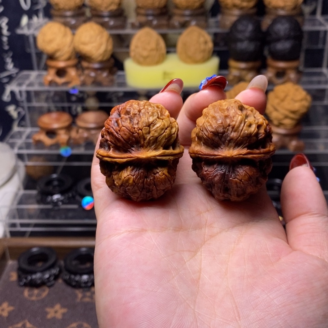 把件文玩核桃Z8凤凰牡丹40尺