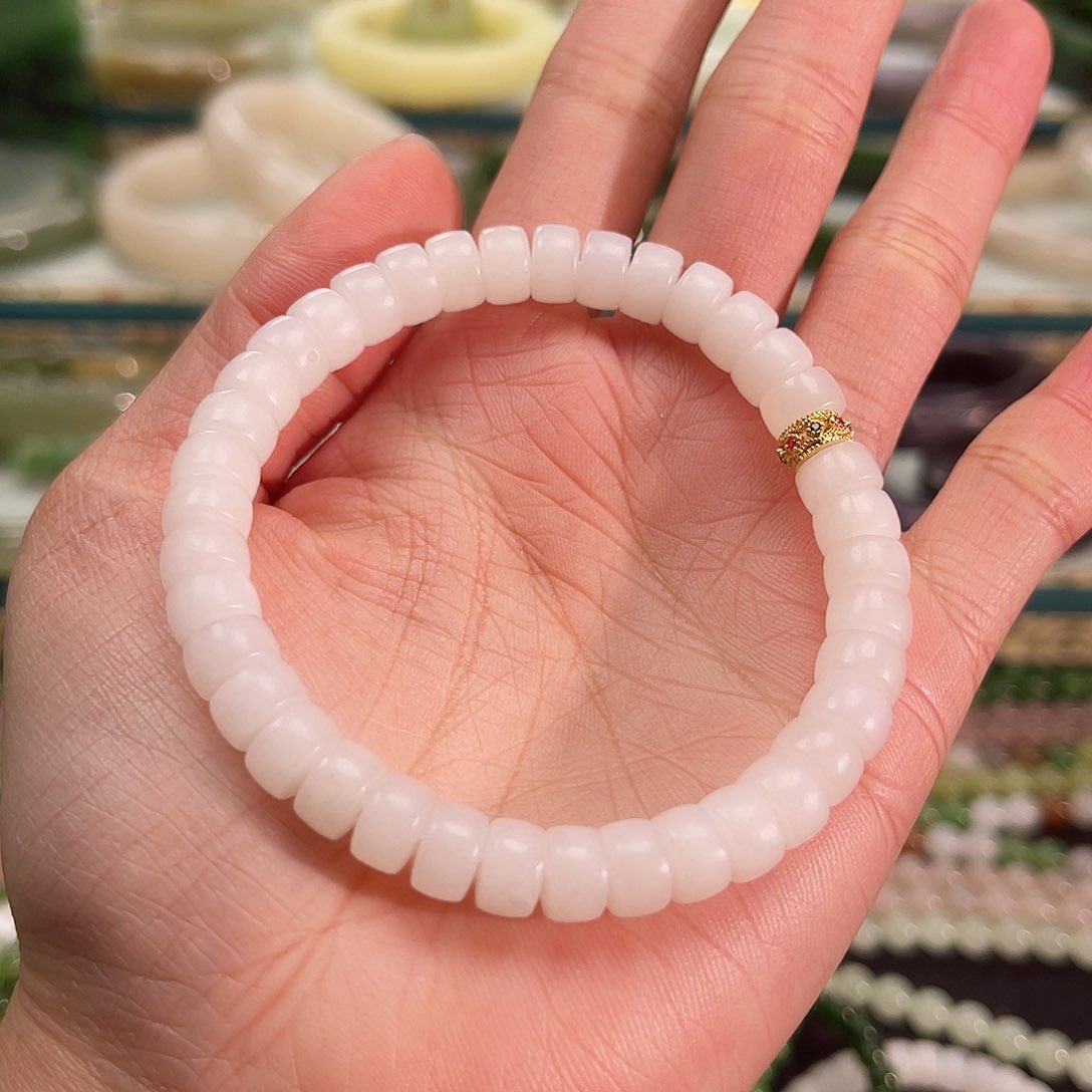 和田玉手链未镶嵌