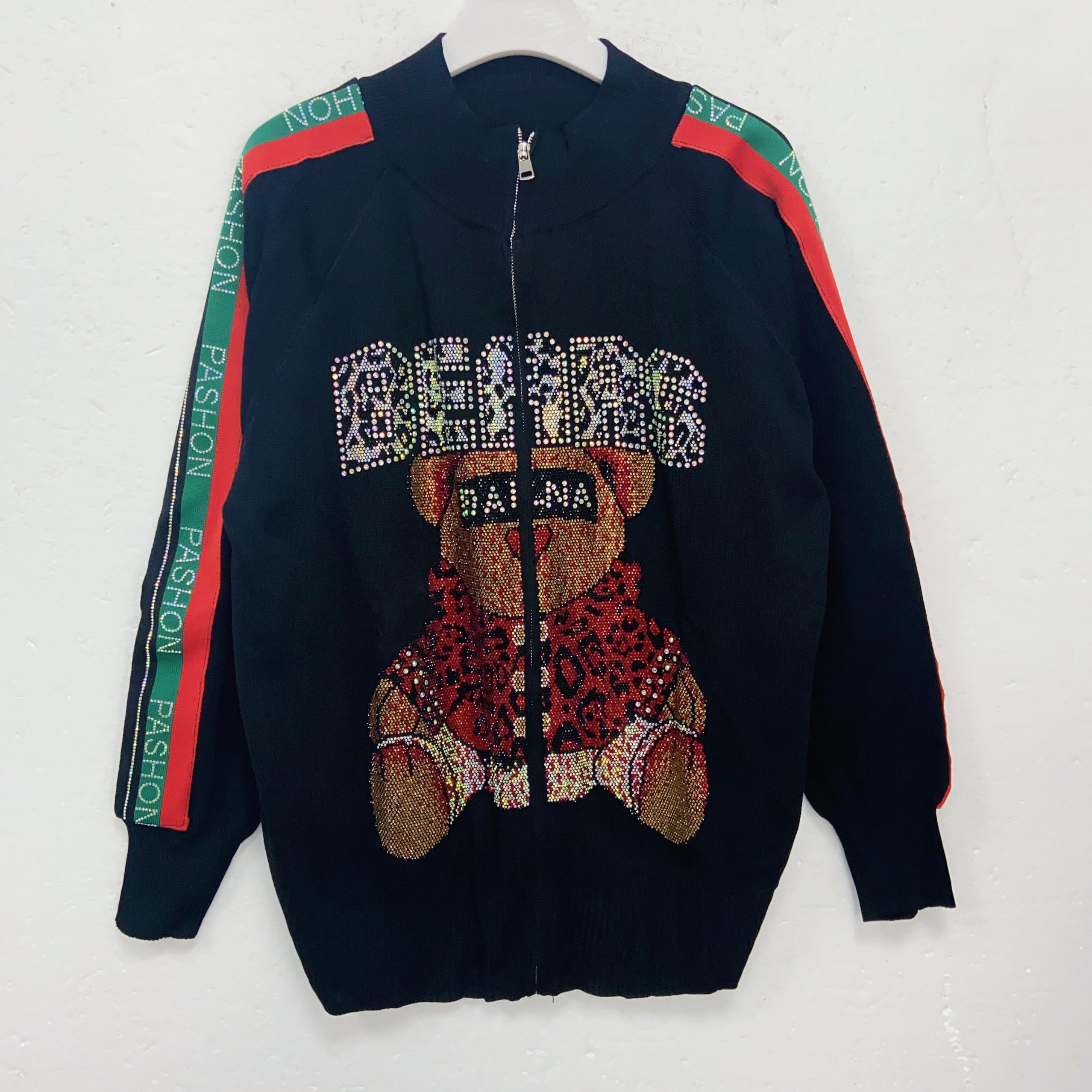 丽丽家 时尚高级感休闲宽松遮肉显瘦开衫毛衣 A818