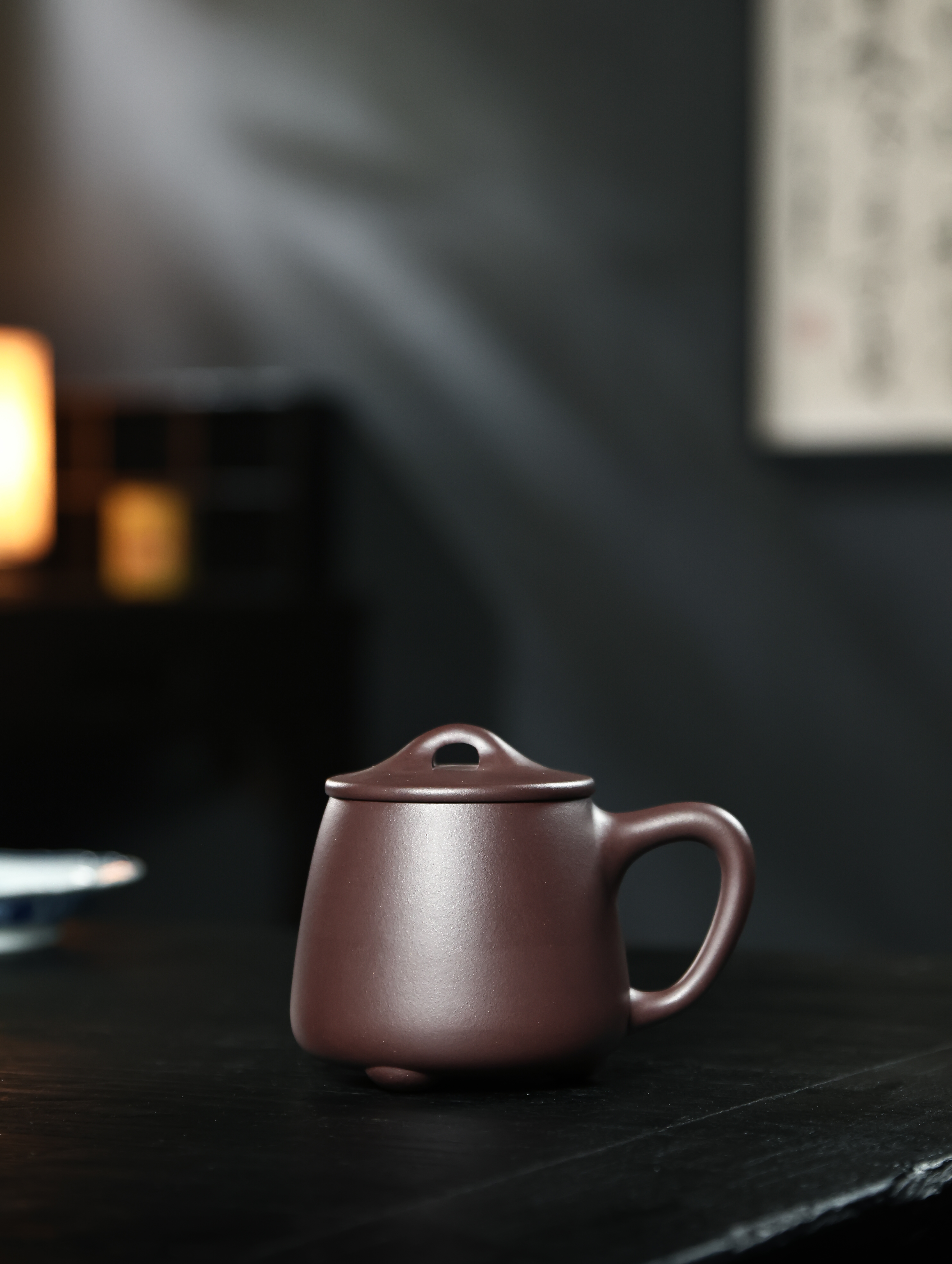 黄龙山原矿深井老紫泥500毫升左右石瓢杯