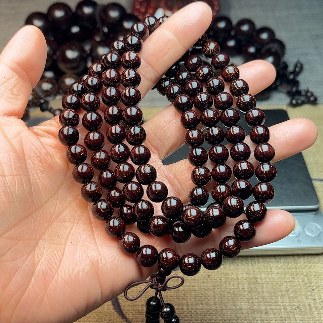 檀香紫檀（小叶紫檀）0.8 108颗