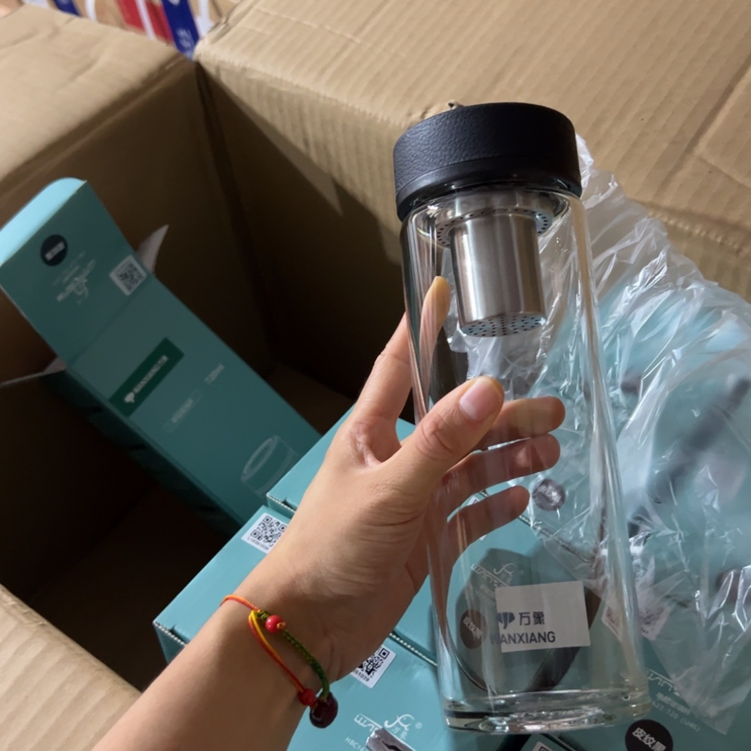 万象u4s单层烫手玻璃杯720➕被套