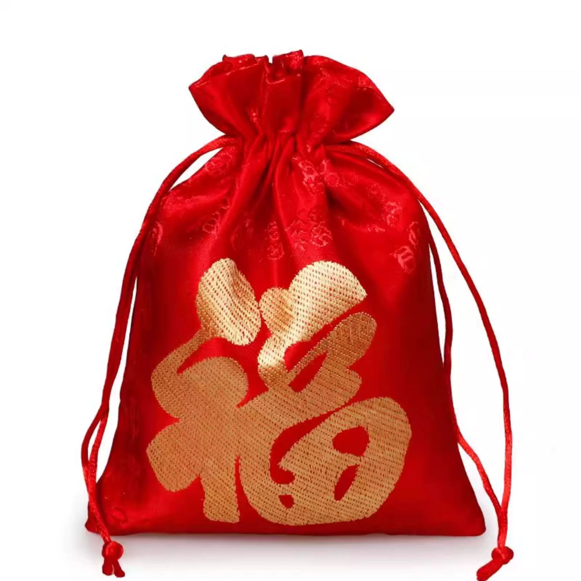 首饰袋 （补）专用收纳包防尘袋首饰袋束口袋中式小袋子绒布袋