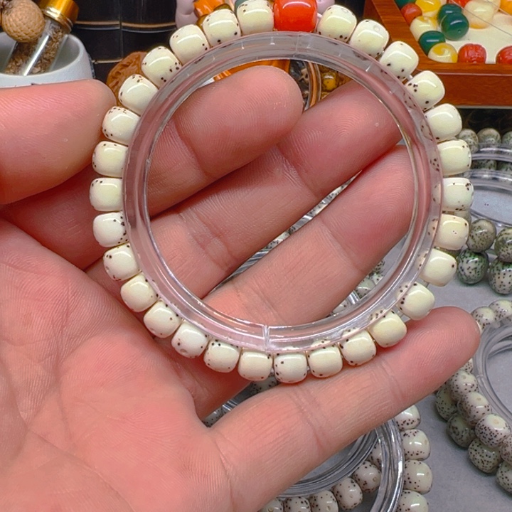 星月菩提手串8顺白数星星