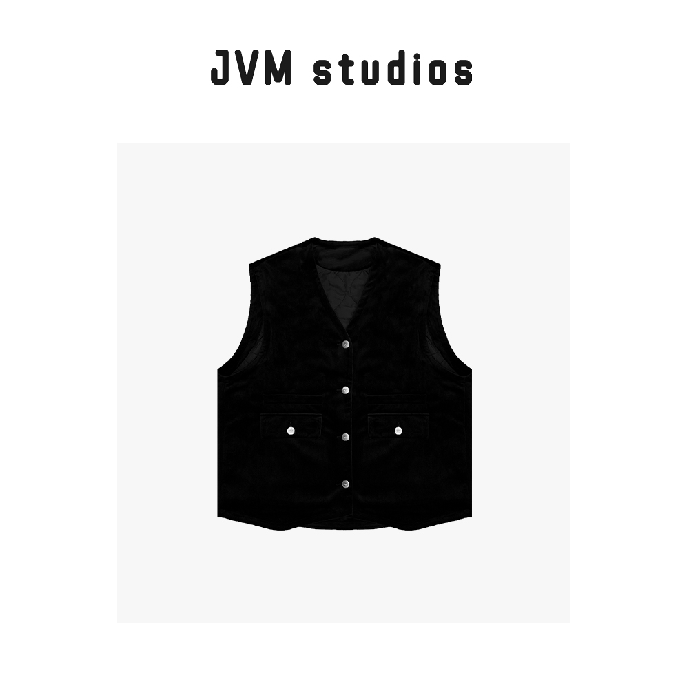 JVM定制『张喜儿』早秋户外女款外穿马甲夹秋季无袖大绒棉马甲22351