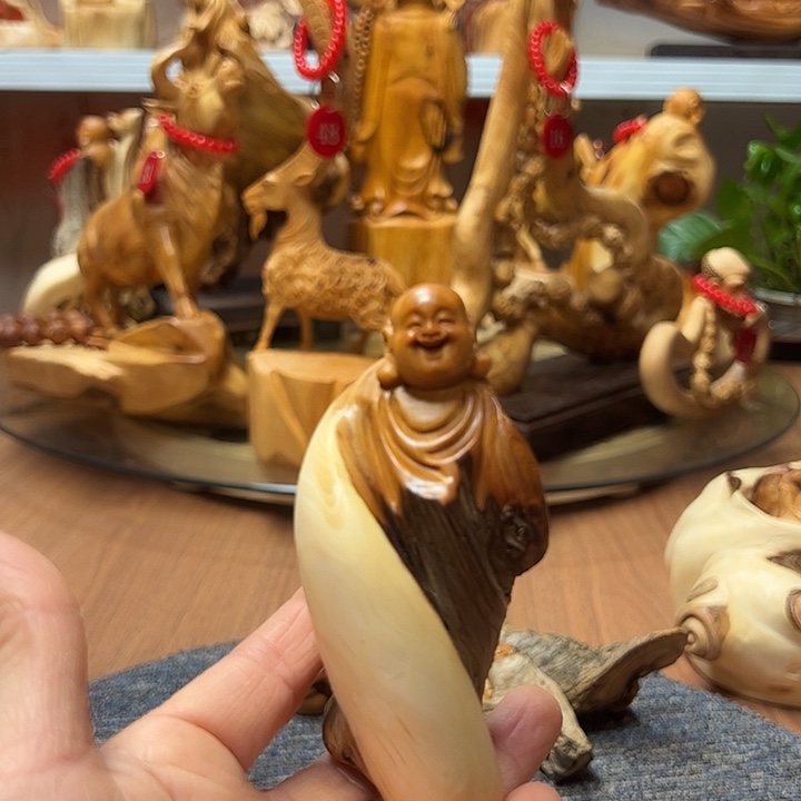 柏木把件崖柏摆件