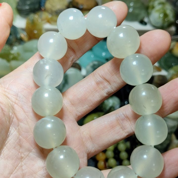 岫玉手串款式未镶嵌