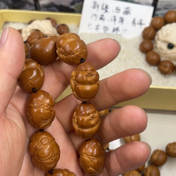橄榄核手串/手链地主财神