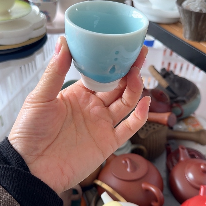 微瑕陶瓷茶具茶杯茶壶