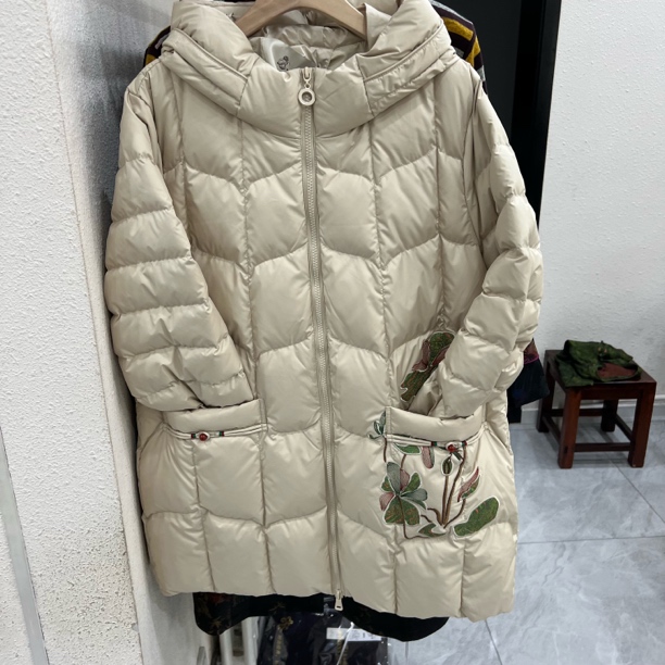 2025年秋冬新款6796一手长款休闲时尚百搭女士外套